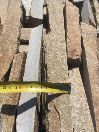 Горбушка златолит золотистый для облицовки купить в Ивделе