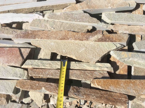 Горбушка златолит золотистый для облицовки купить в Ивделе