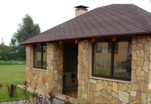 Плитняк златолит жёлтый золотистый для фасада 1,5-3см купить в Ивделе