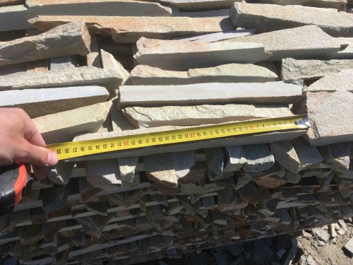 Горбушка златолит золотистый для облицовки купить в Ивделе