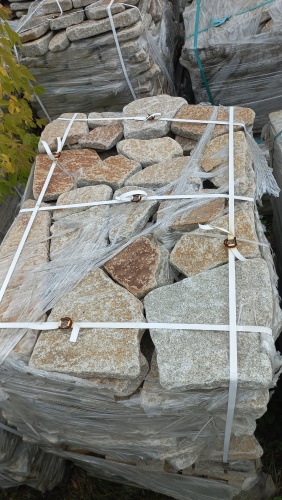 Плитняк галтованный гранитный для ландшафтного дизайна купить в Ивделе